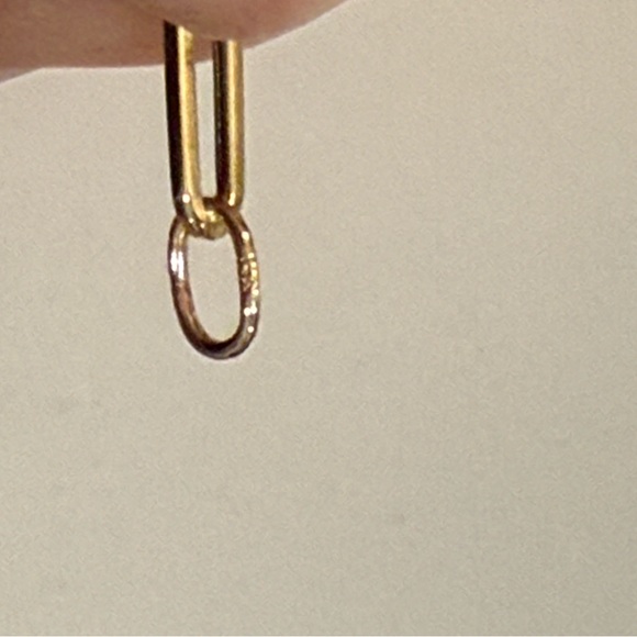 Diamond and paperclip tennis bracelet - Picture 12 of 14